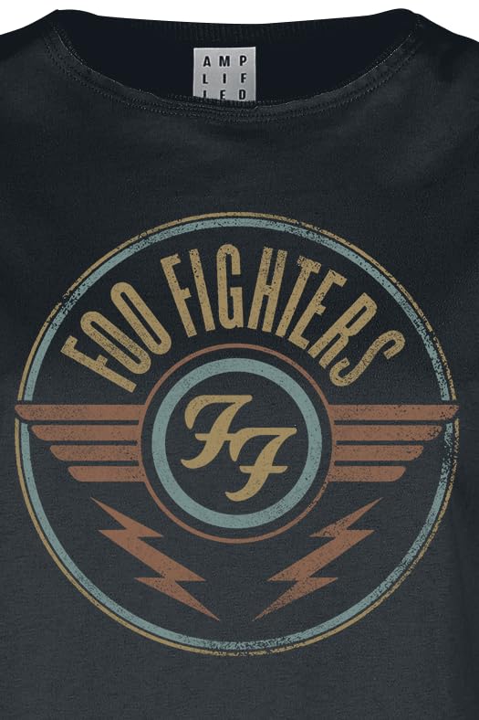 amplified-foo-fighters-air-t-shirt-damen-charcoal-s image 5