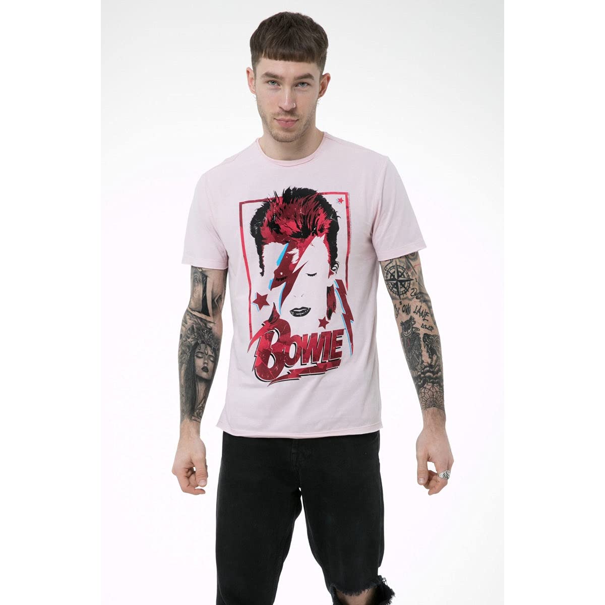 amplified-david-bowie-aladdin-sane-t-shirt-schwarz-baumwolle image 3