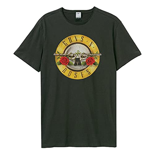 amplified-guns-n-roses-drum-band-t-shirt-grau-herren image 7