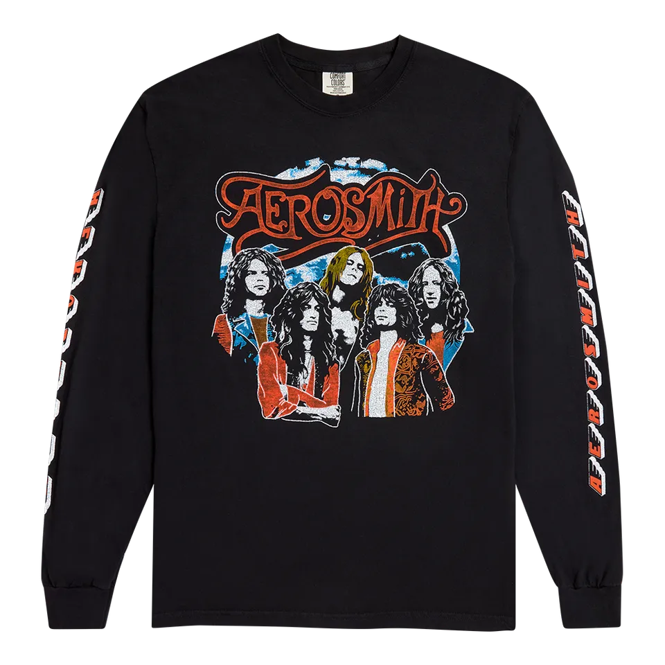 aerosmith-debut-tracklist-longsleeve-baumwolle-vintage image 1