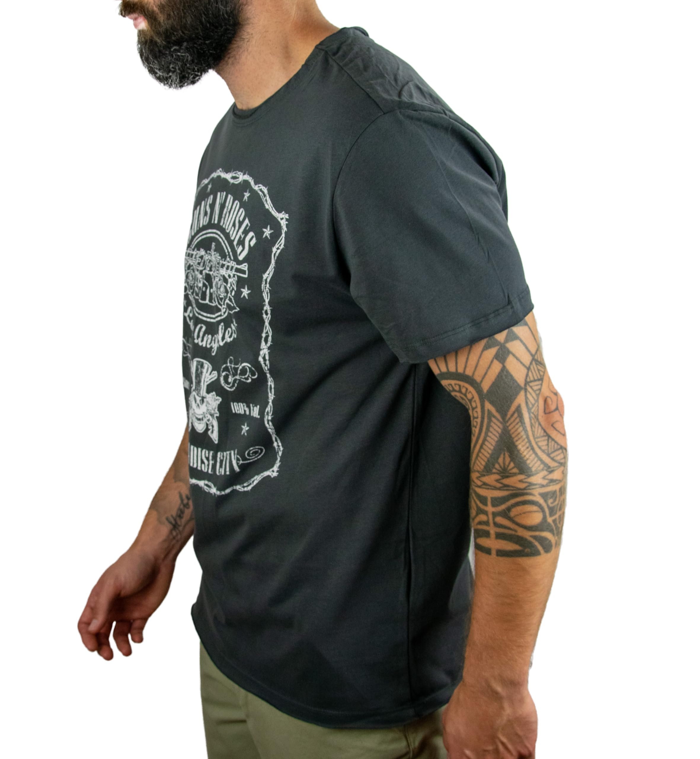 amplified-guns-n-roses-paradise-city-t-shirt-herren-grau-s image 4