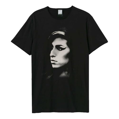 amplified-amy-winehouse-tonal-pose-t-shirt-schwarz-m image 3
