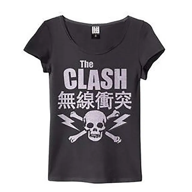 amplified-damen-t-shirt-schwarz-dunkelgrau-bandshirt image 1