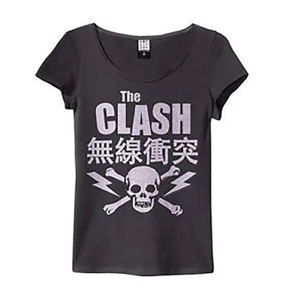 amplified-damen-t-shirt-schwarz-dunkelgrau-bandshirt image 1
