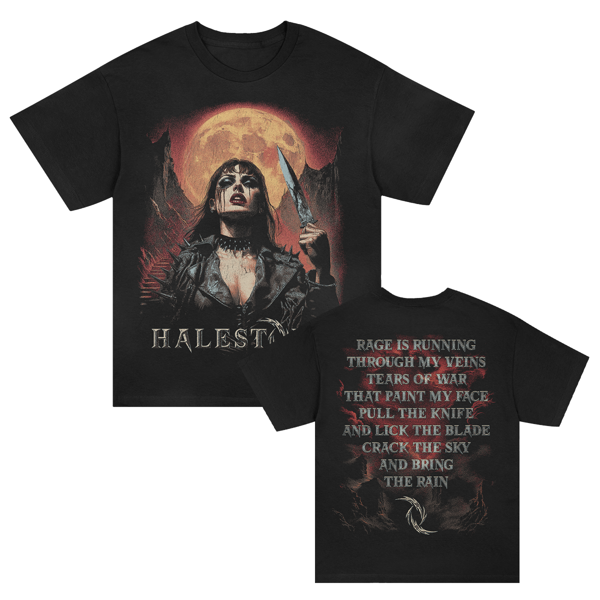 halestorm-pull-the-knife-t-shirt-schwarz-baumwolle image 1