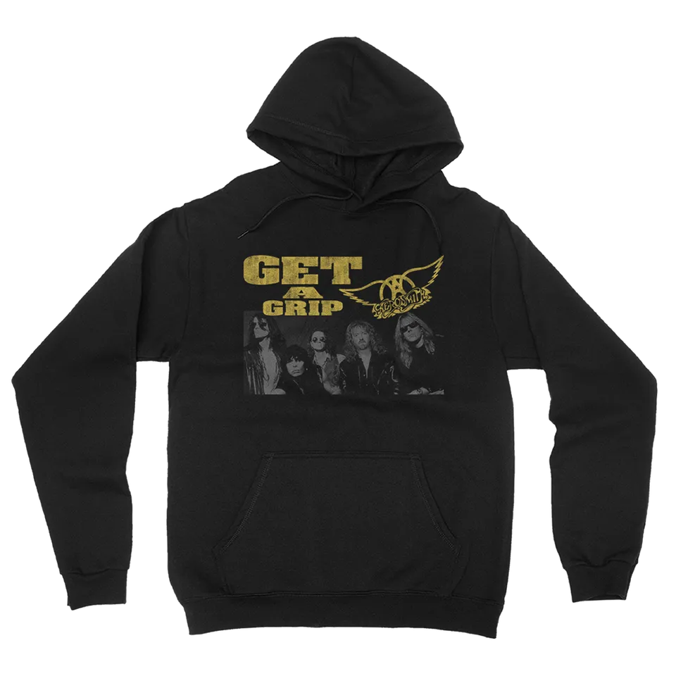 aerosmith-get-a-grip-hoodie-kapuzenpullover-schwarz image 1