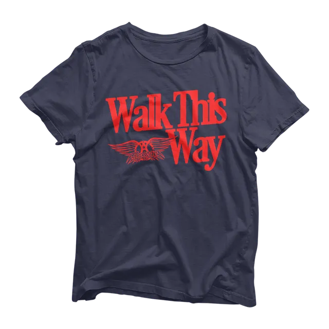 aerosmith-walk-this-way-liberty-tee-navy-baumwolle image 1