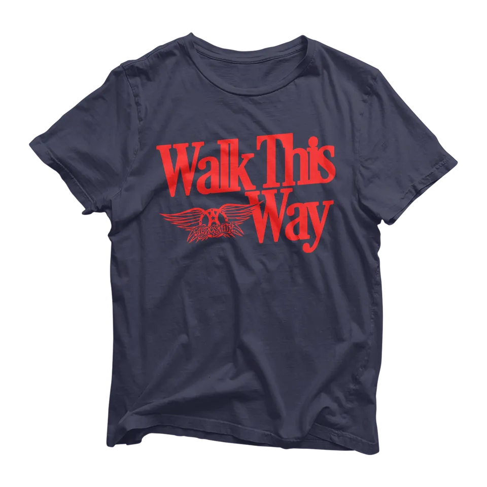 aerosmith-walk-this-way-liberty-tee-navy-baumwolle image 1