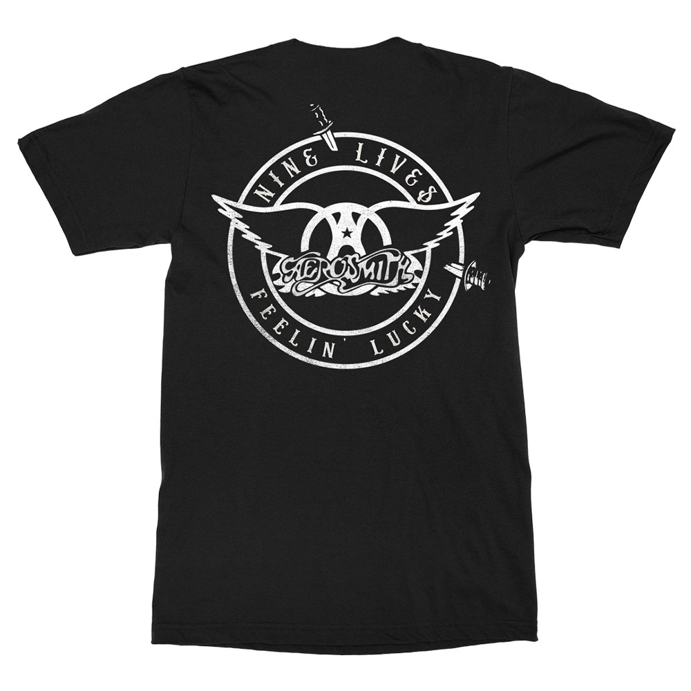 aerosmith-feelin-lucky-t-shirt-schwarz-nine-lives image 3