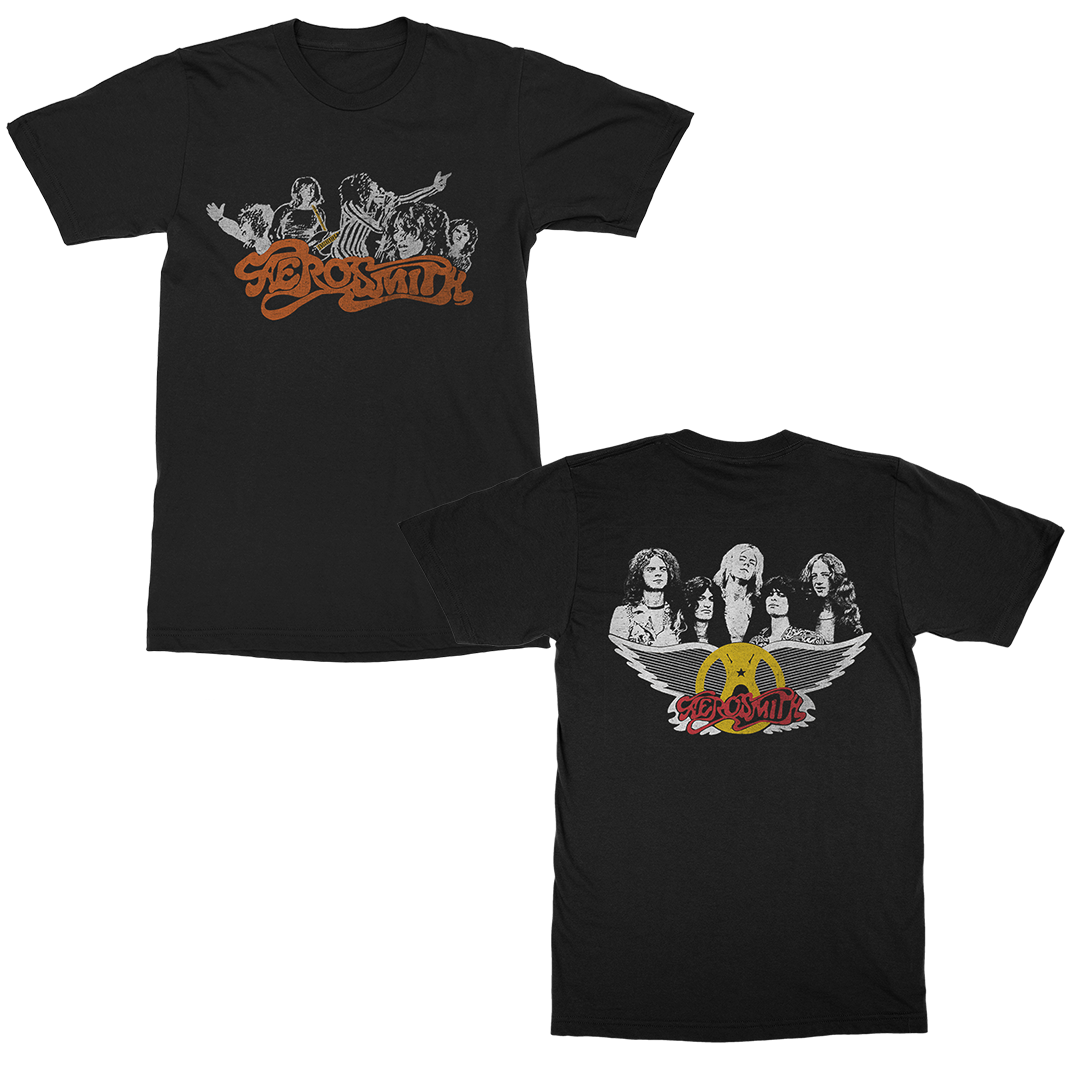 aerosmith-live-at-the-summit-t-shirt-schwarz-unisex-tour-1977 image 1