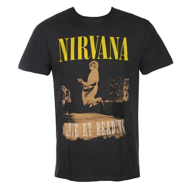 amplified-nirvana-live-at-reading-t-shirt-m-kohle-baumwolle image 1