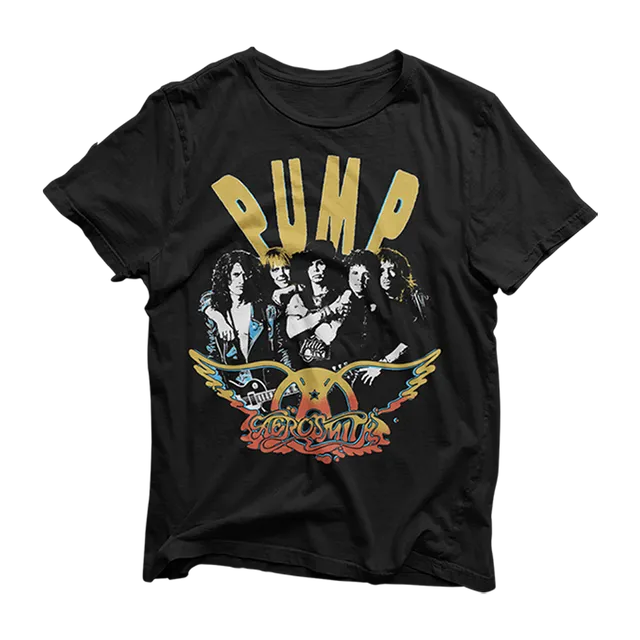 aerosmith-pump-tracklist-t-shirt-schwarz image 1