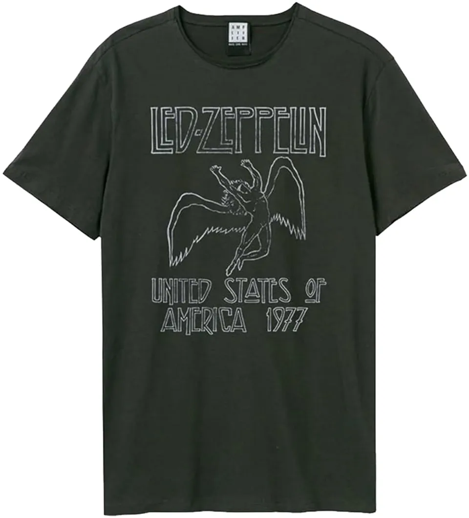 amplified-led-zeppelin-tour-77-t-shirt-groesse-m image 1