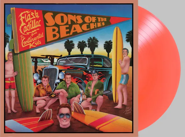 friday-music-rock-flash-cadillac-sons-of-beaches-lp-coral-vinyl image 1