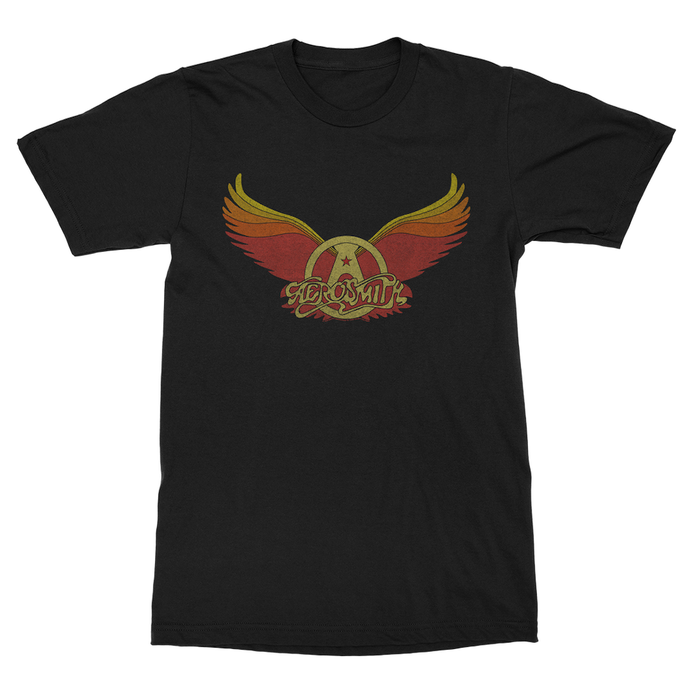 aerosmith-vintage-wings-logo-t-shirt-schwarz-unisex image 1