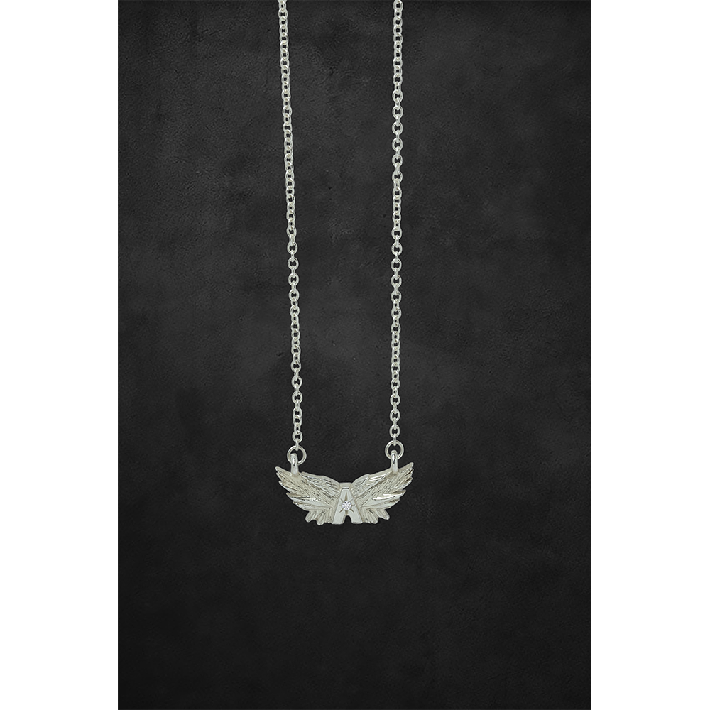 aerosmith-x-distefano-deuces-wings-kette-silber-saphir image 8