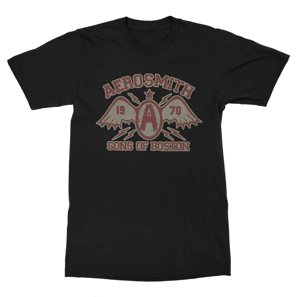 aerosmith-sons-of-boston-t-shirt-schwarz-unisex image 1