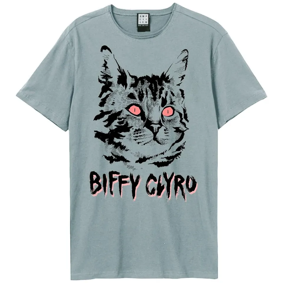 amplified-biffy-clyro-black-cat-t-shirt-baumwolle image 1