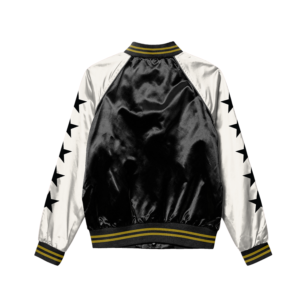 aerosmith-legendary-debut-satin-bomberjacke-schwarz image 7