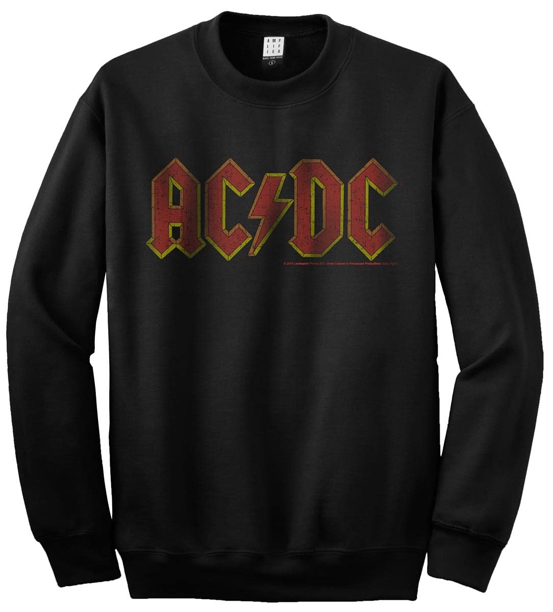 amplified-ac-dc-logo-t-shirt-herren-schwarz-s image 1