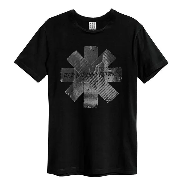 amplified-red-hot-chili-peppers-duct-tape-t-shirt-xs image 1