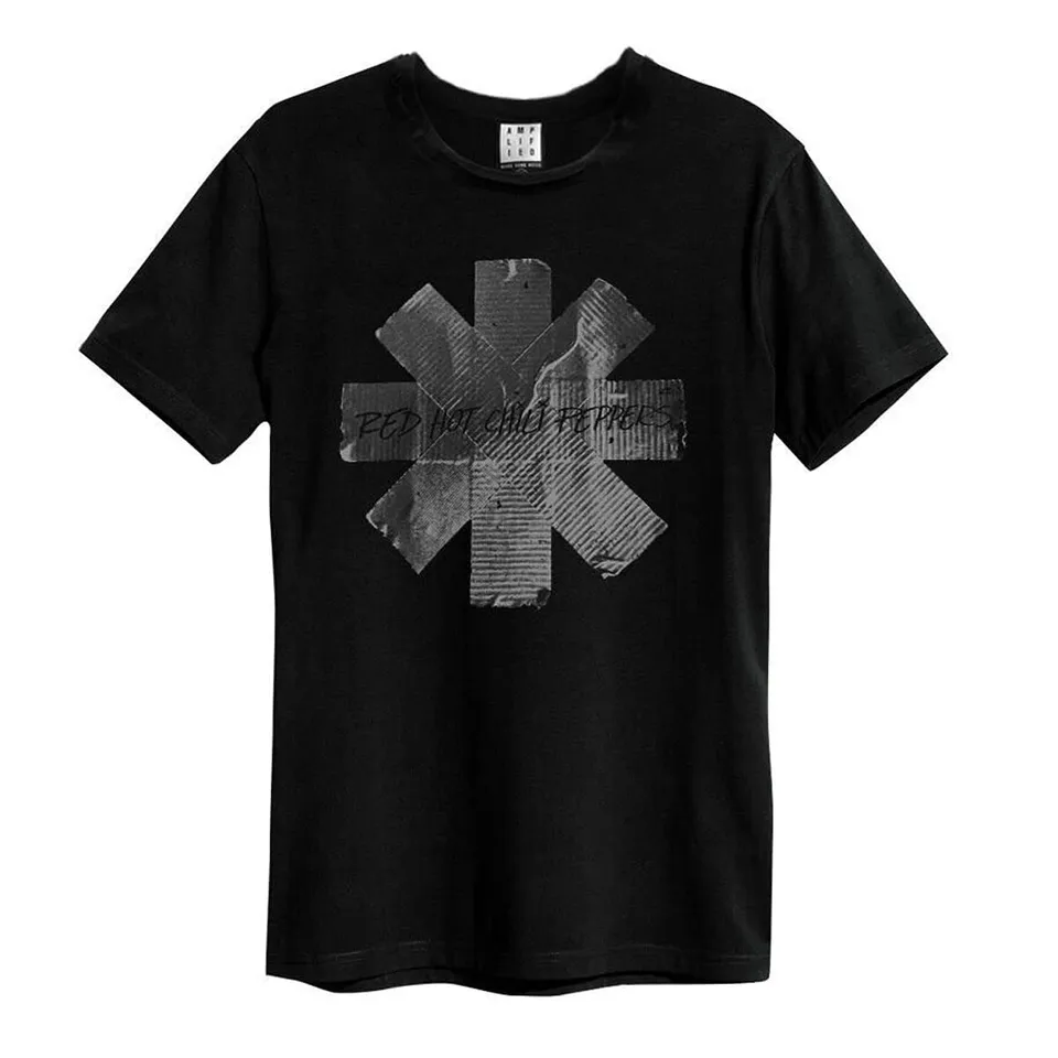 amplified-red-hot-chili-peppers-duct-tape-t-shirt-xs image 1