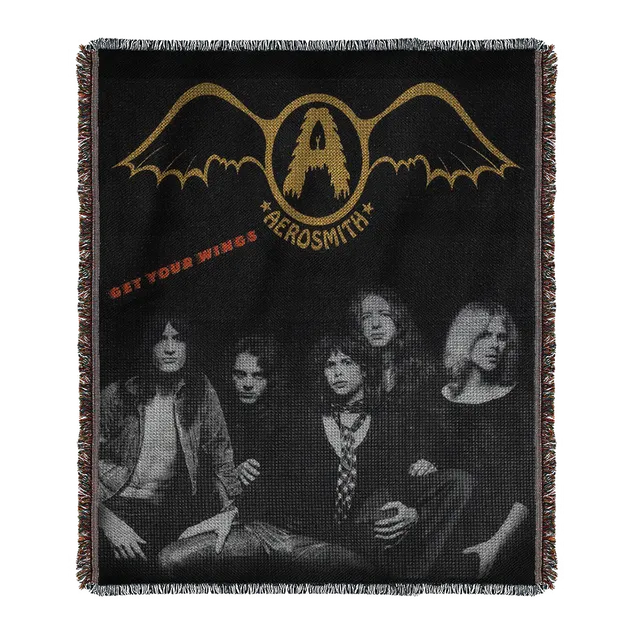 aerosmith-get-your-wings-decke-baumwolle-50x60-zoll image 1