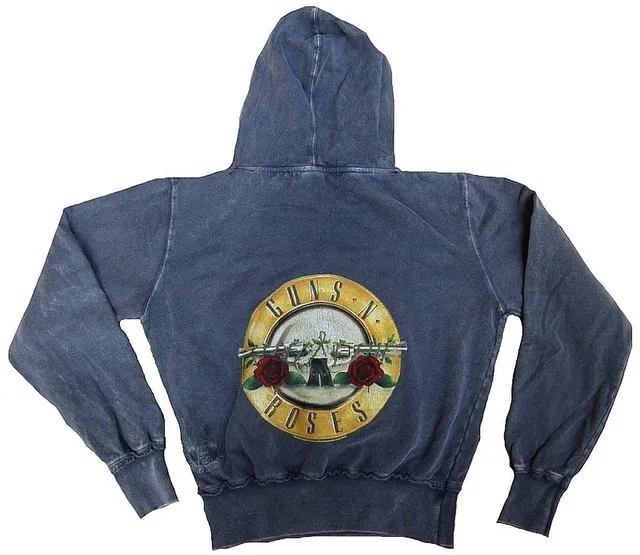 amplified-guns-n-roses-drum-hoodie-grau-damen-stonewash image 1