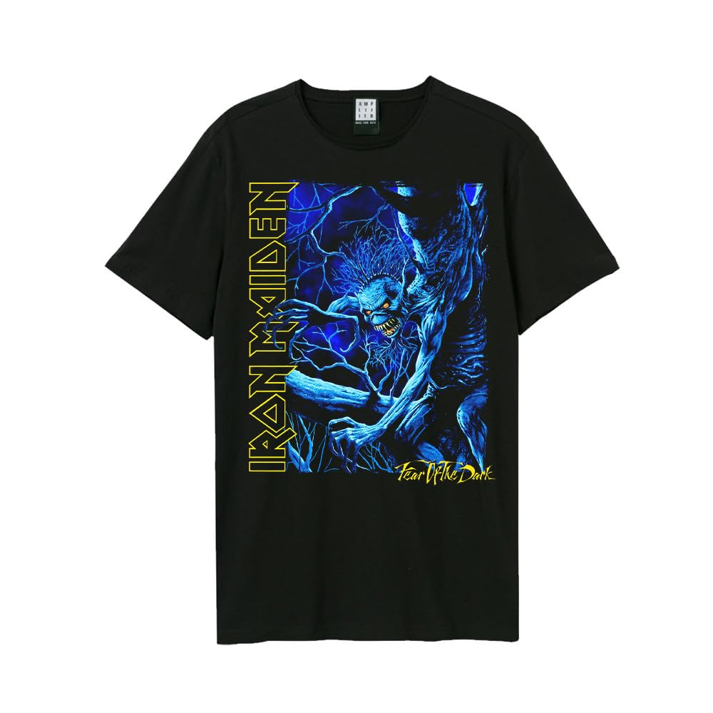amplified-iron-maiden-blue-monster-t-shirt-schwarz-baumwolle image 1