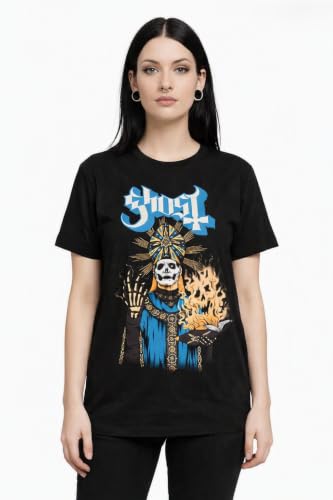 amplified-ghost-retro-band-t-shirt-l-dunkelgrau-baumwolle image 8