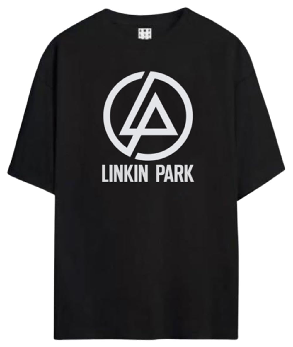 linkin-park-tour-shirt-t-shirt-oversized-holzkohle-baumwolle image 2