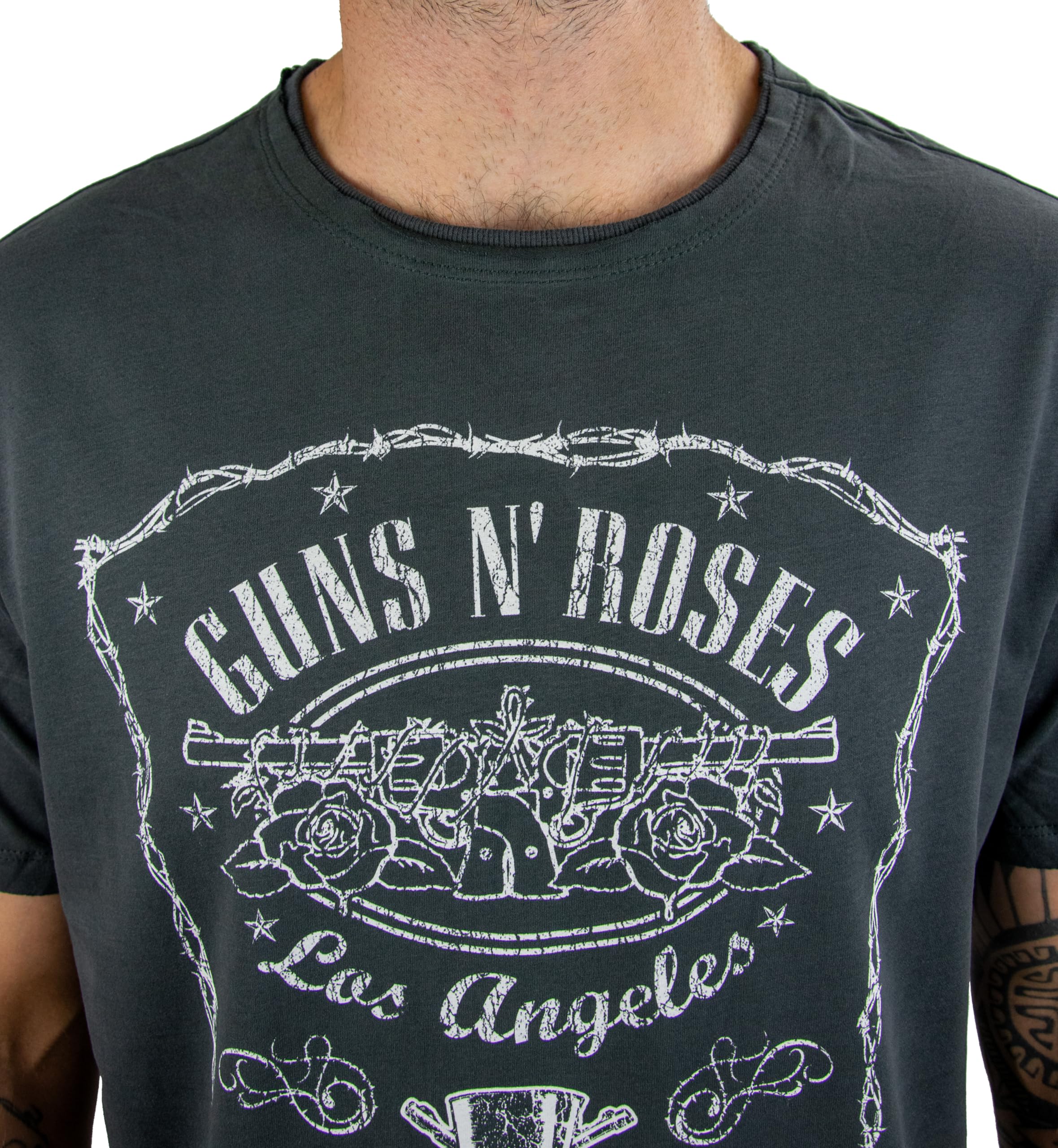 amplified-guns-n-roses-paradise-city-t-shirt-herren-grau-s image 2