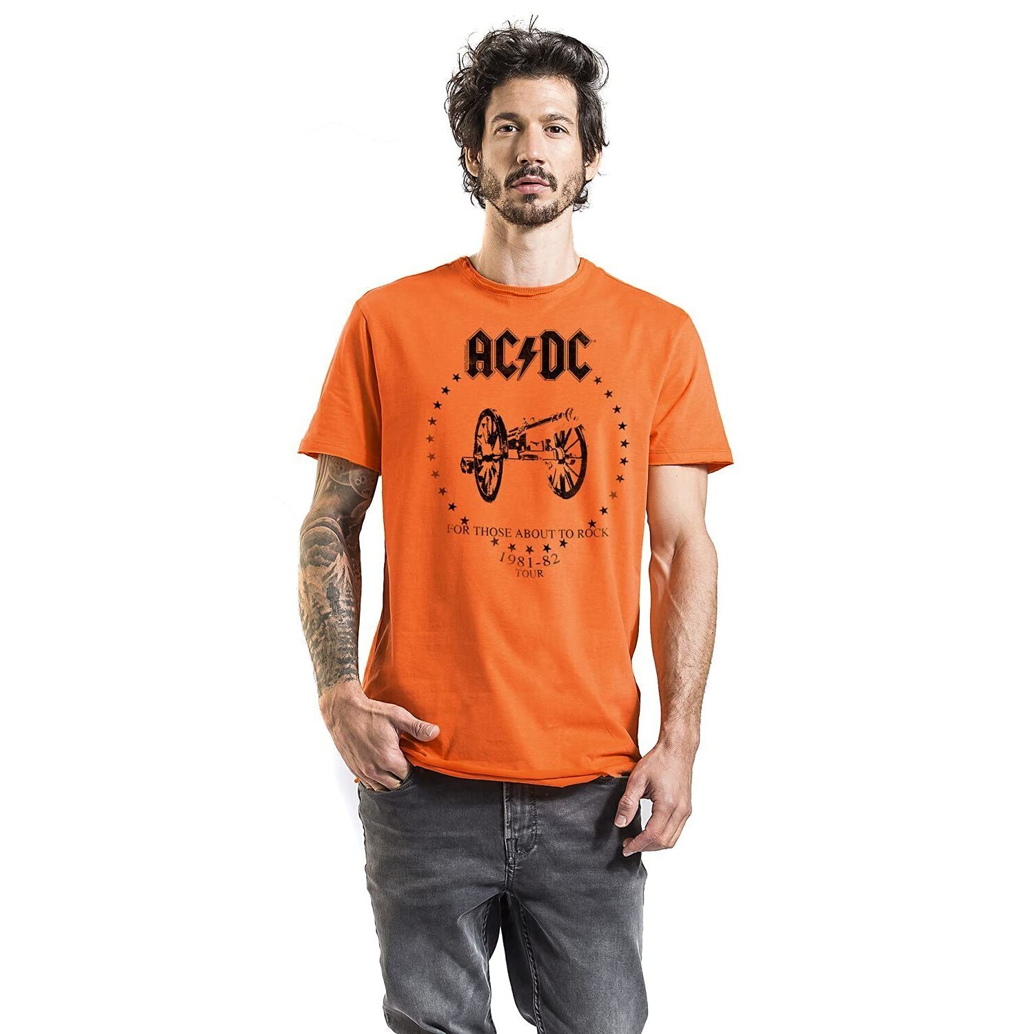 amplified-ac-dc-for-those-about-to-rock-t-shirt-orange image 2