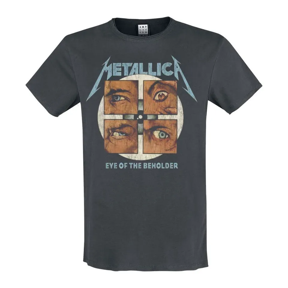 amplified-foo-fighters-camper-t-shirt-kohle-l-baumwolle image 1