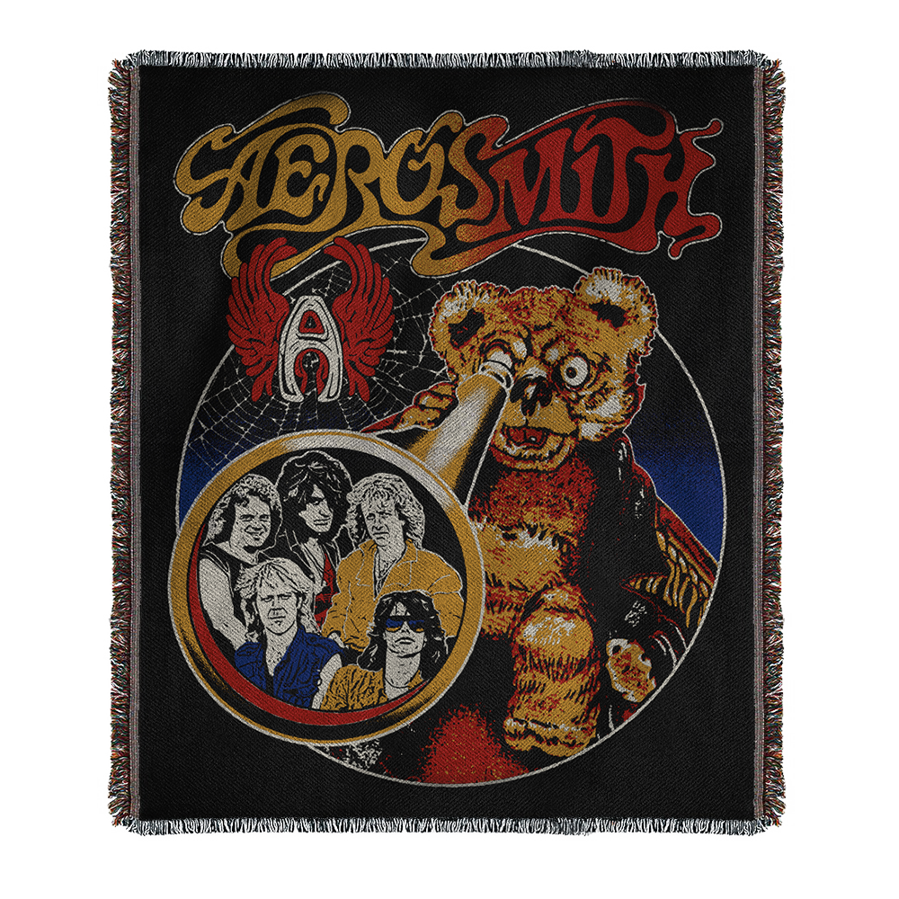 aerosmith-toys-in-the-attic-blanket-decke-baumwolle-50x60 image 1