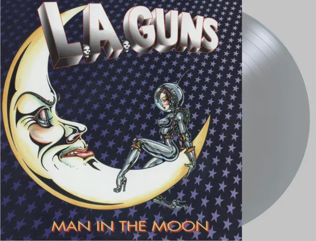 friday-music-l-a-guns-man-in-the-moon-schallplatte-silver-vinyl-25th-edition image 1