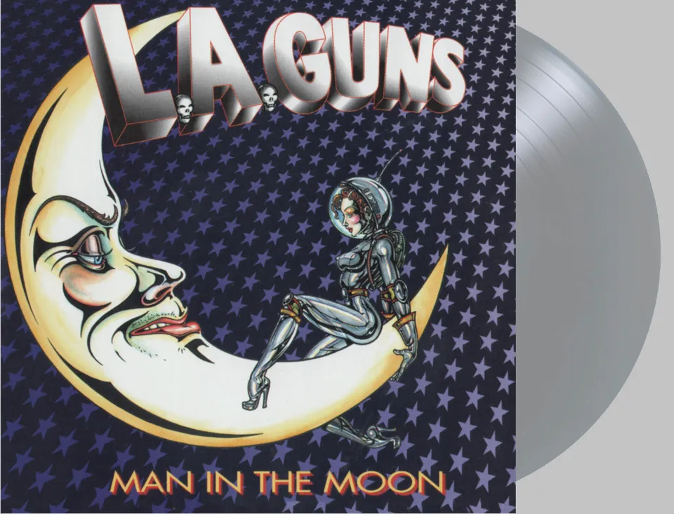 friday-music-l-a-guns-man-in-the-moon-schallplatte-silver-vinyl-25th-edition image 1
