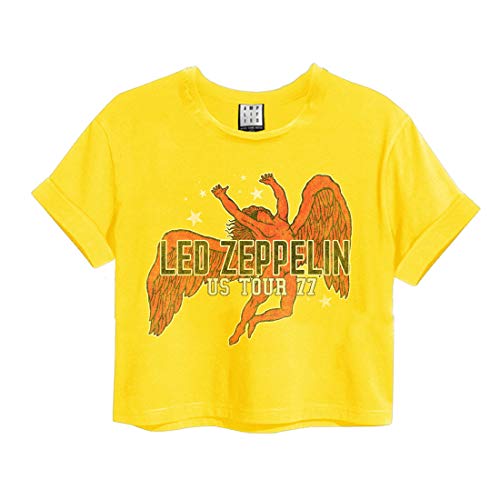 amplified-led-zeppelin-icarus-crop-top-damen-schwarz image 2
