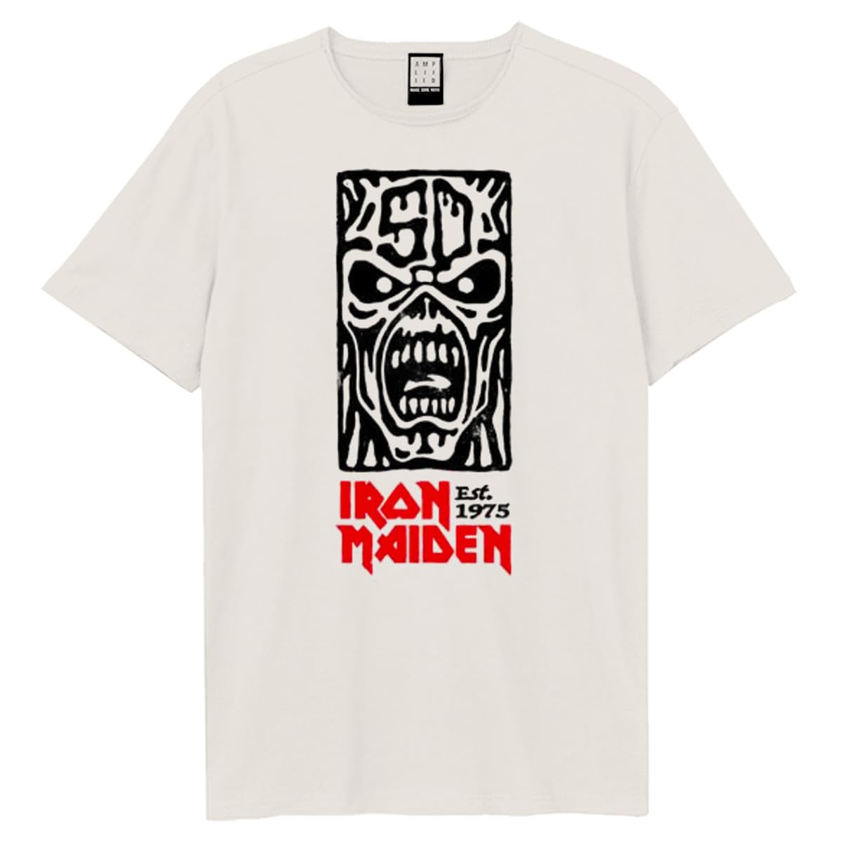 amplified-iron-maiden-50-jubil-um-t-shirt-retro-baumwolle image 4