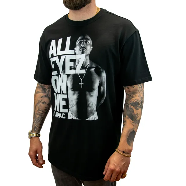 amplified-tupac-all-eyes-on-me-t-shirt-schwarz-oversized image 1