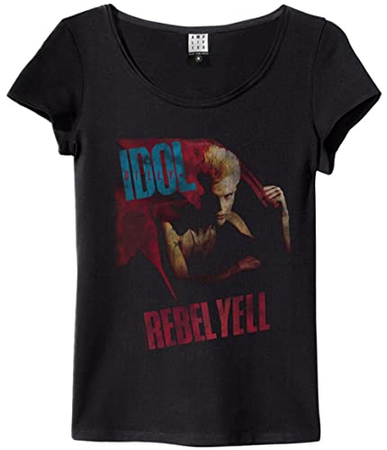 amplified-damen-band-t-shirt-schwarz-slim-fit image 2