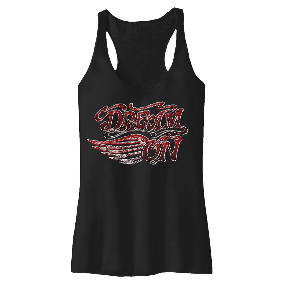 aerosmith-dream-on-tank-top-schwarz-damen-song-schriftzug image 1