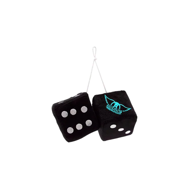 aerosmith-car-dice-autow-rfel-schwarz-bestickt-7-6-cm image 1