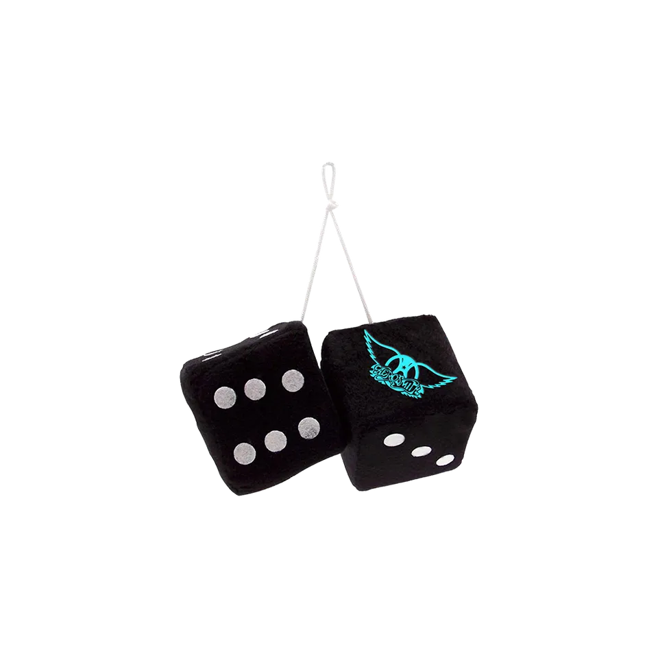 aerosmith-car-dice-autow-rfel-schwarz-bestickt-7-6-cm image 1