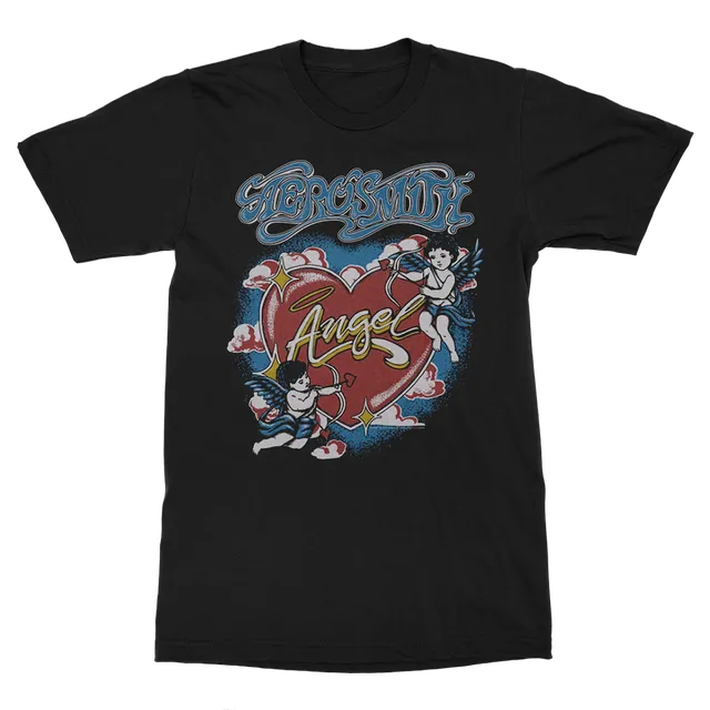 aerosmith-angel-heart-t-shirt-schwarz-unisex image 1