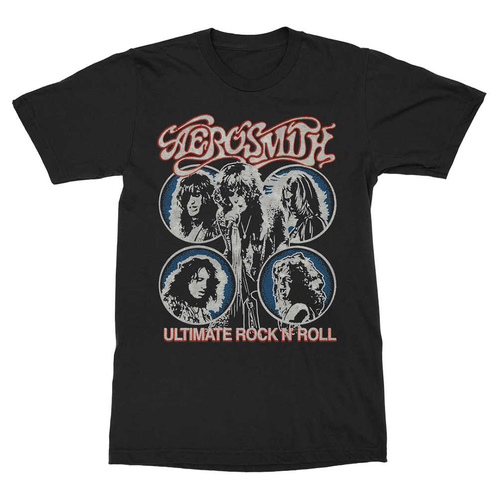 aerosmith-ultimate-rock-n-roll-t-shirt-schwarz-logo image 1