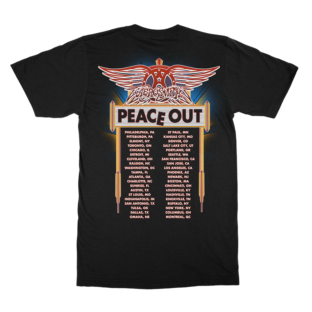 aerosmith-peace-out-tour-t-shirt-unisex-schwarz image 2
