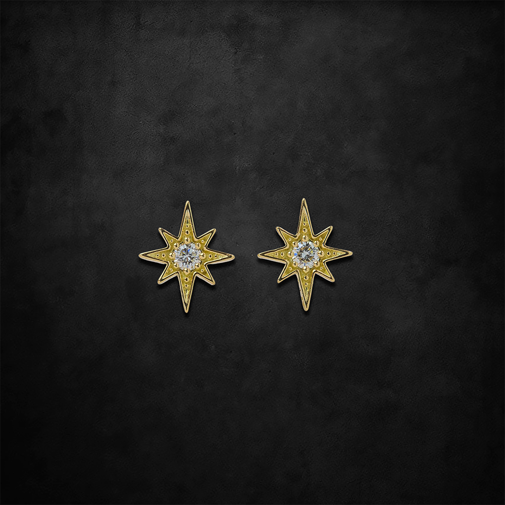 aerosmith-among-the-stars-ohrringe-gold-diamant-paar image 1