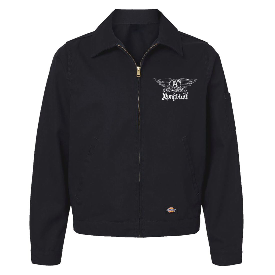 aerosmith-one-more-time-work-jacket-schwarz-unisex image 1