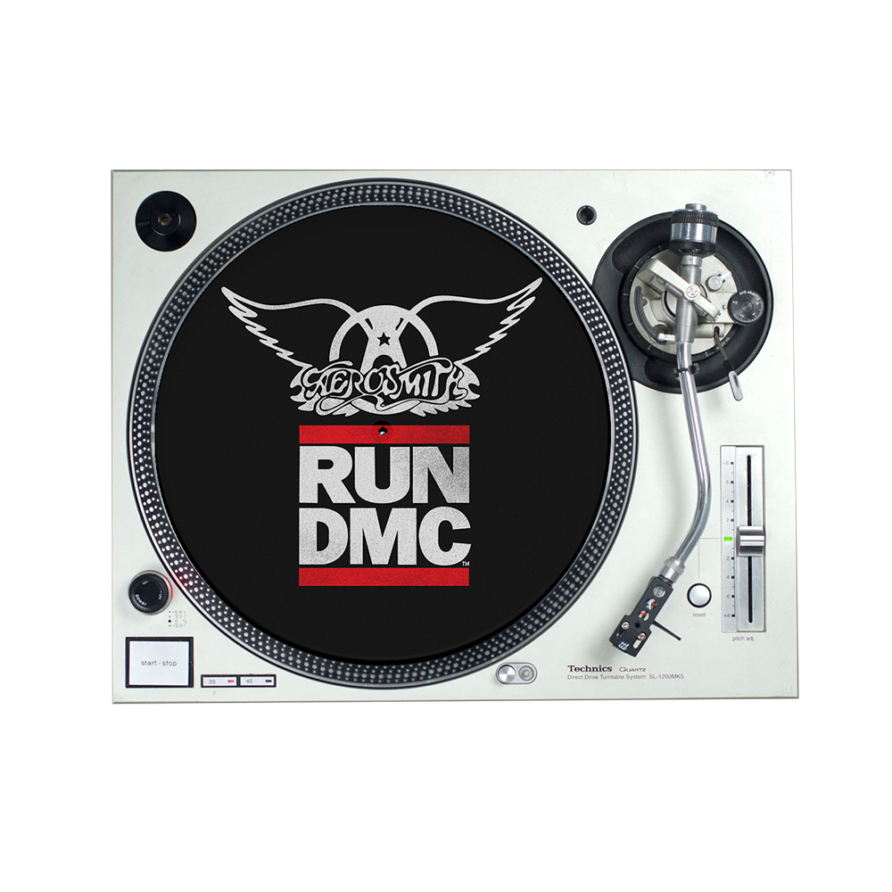 aerosmith-x-run-dmc-walk-this-way-slipmat-schwarz image 1